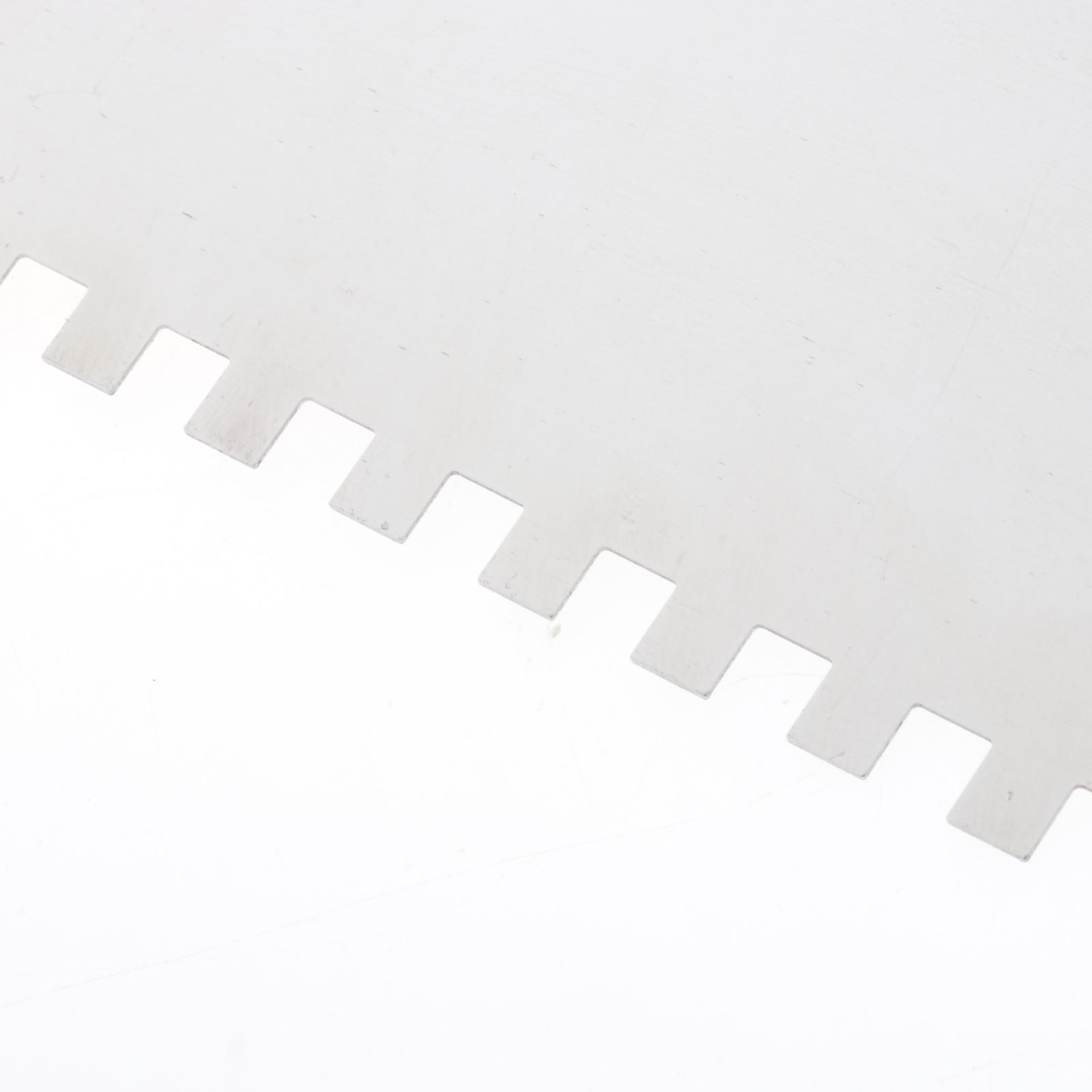 1Pc Finishing Trowel Wall Grout Spreading Tools Steel Trowel Putty Notched Spatula Concrete Drywall Trowel Construction Tools