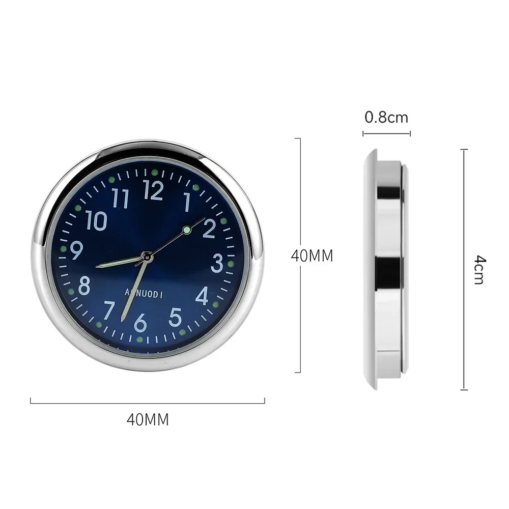 Mini reloj Mini reloj de cuarzo emisor de luz reloj electrónico impermeable bicicleta motocicleta reloj tablero coche reloj