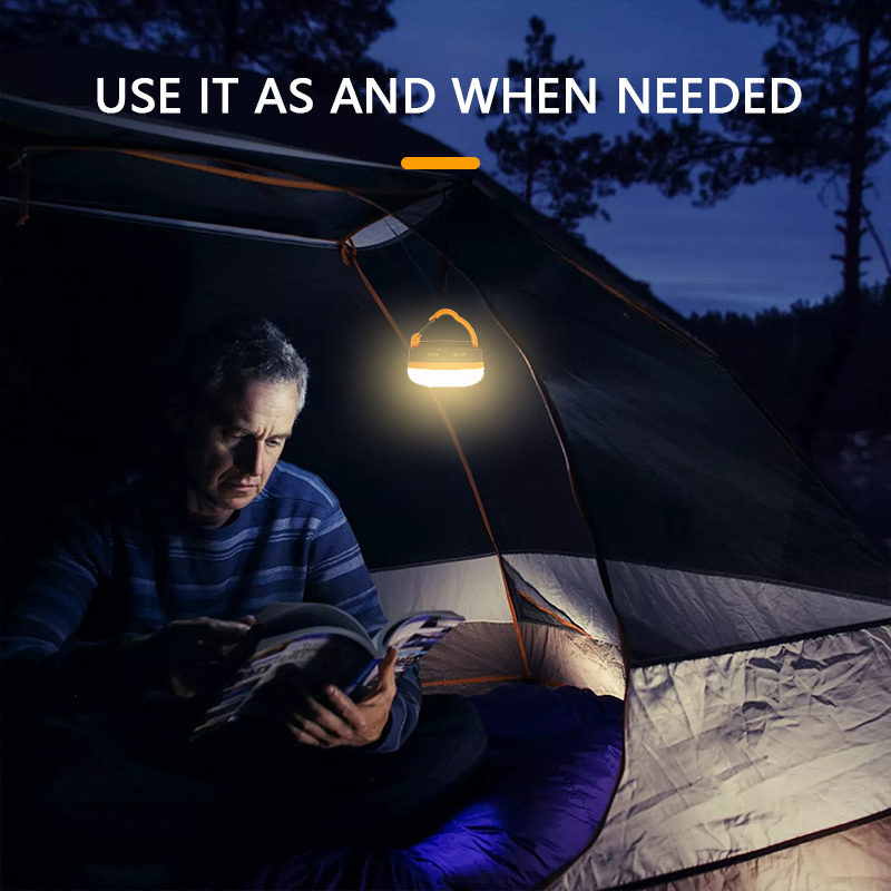 LED Camping Lantern 3Modes COB High Power Portable  with Magnet Base-without battery