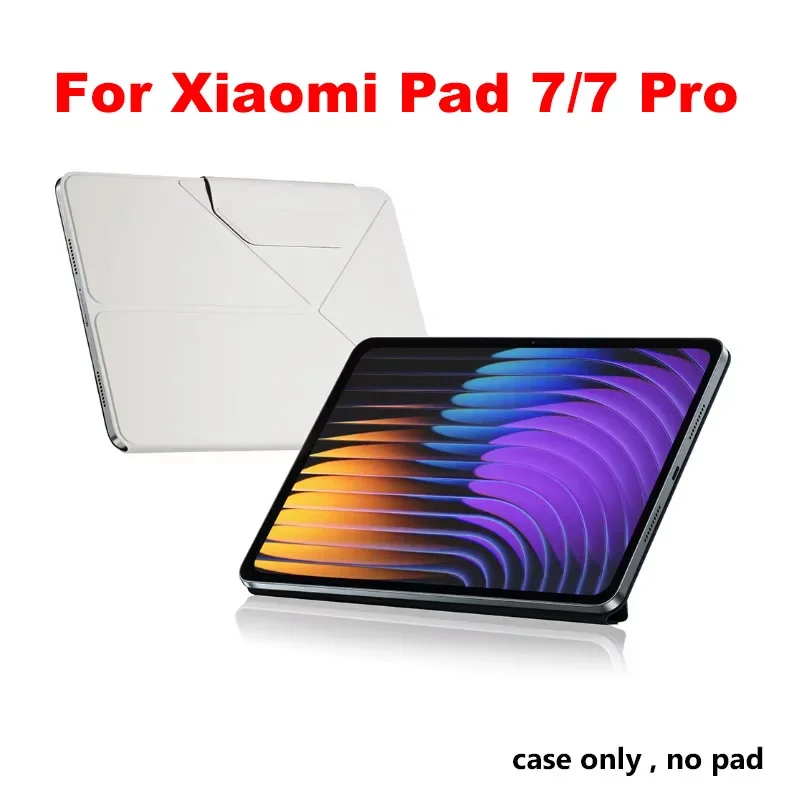 Оригинальный чехол для Xiaomi Pad 7/Mi Pad 7 Pro, 11,2-дюймовый складной флип-чехол из искусственной кожи с магнитным смарт-чехлом, чехол-подставка для планшета