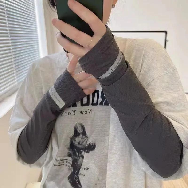 男性用大型アイススリーブ,日本の日焼け止め,夏用,UV保護,ルーズアーム,運転用屋外グローブ