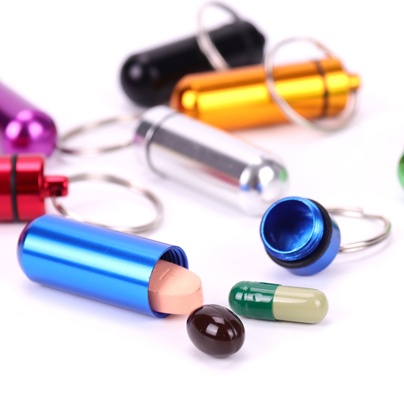 Mini pastillero de viaje portátil, 3 uds., todo en uno, fácil de limpiar, recarga de pastillas, previene caídas, contenedor de almacenamiento de pastillas