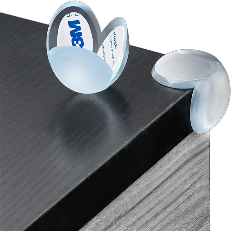 Protectores de esquina de mesa para Muebles de bebé, protectores de borde anticolisión transparentes para niños, cubiertas de borde de mesa de seguridad para bebés