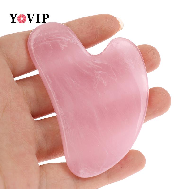 1 шт., массажный скребок для лица, акупунктура, гуаша, доска из смолы 7,8x5,4 см