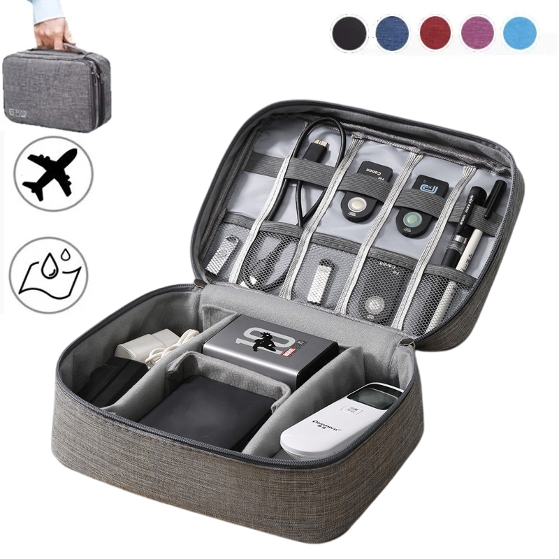 Tragbare digitale Aufbewahrung tasche USB-Gadget wasserdichte Kabel Organizer Tasche Elektronik Geräte Zubehör Digitalis Pack Lieferungen