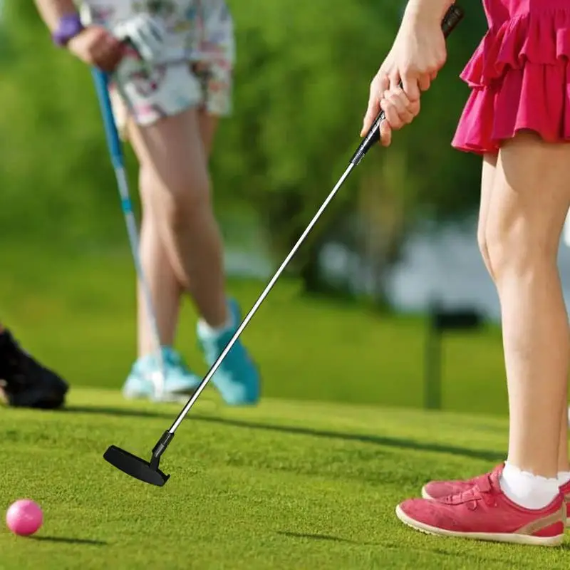 เด็กกอล์ฟคลับ 80 ซม.สแตนเลสพัตเตอร์ Splitter WEDGE ที่ถอดออกได้กอล์ฟพัตเตอร์ Multifunctional Practice Clubs สําหรับเด็ก