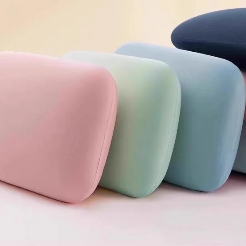 Almohada multifunción de espuma viscoelástica para el cuello, almohada de viaje suave de rebote lento para dormir, masaje de salud Cervical, almohadas para siesta