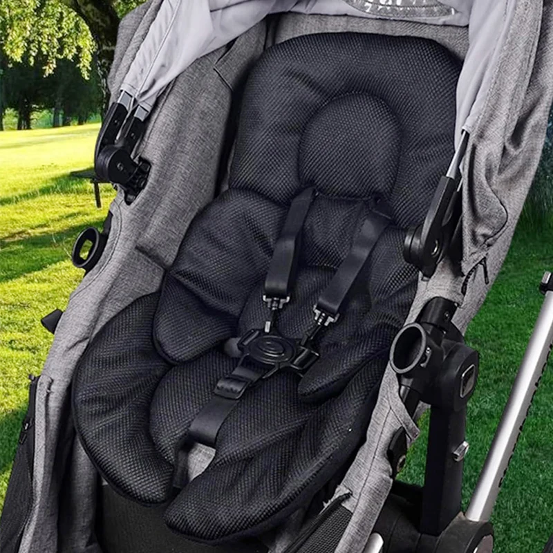 Almofada de assento para carrinho de bebê, multifuncional, universal, dupla face, assento de carro para crianças, colchão, acessórios para carrinho