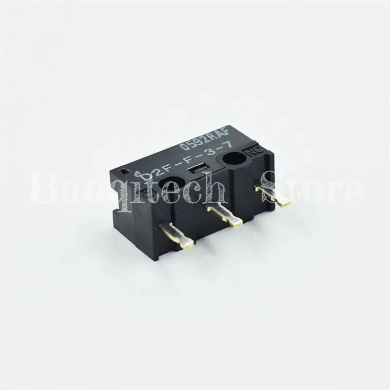 D2F - F-3-7 Acción a presión N.O./N.C. SPDT Pin émbolo 3A 125VAC 30VDC 1.47N microinterruptor de viaje para interruptor de ratón Omron