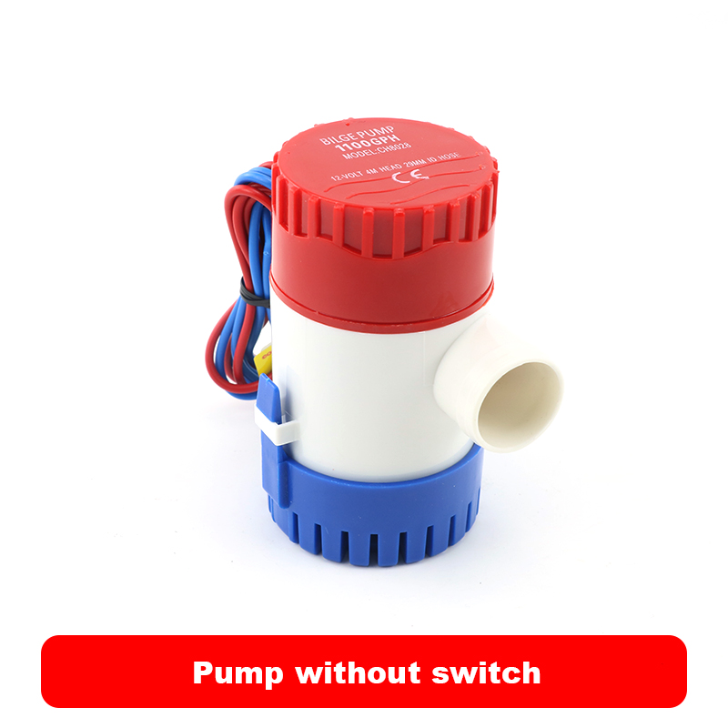 Pompe à eau sous vide 12V, pompe de cale Submersible pour bateau marin, 1100GPH, utilisée dans les bateaux, les hydravions, les maisons à moteur, les bateaux domestiques