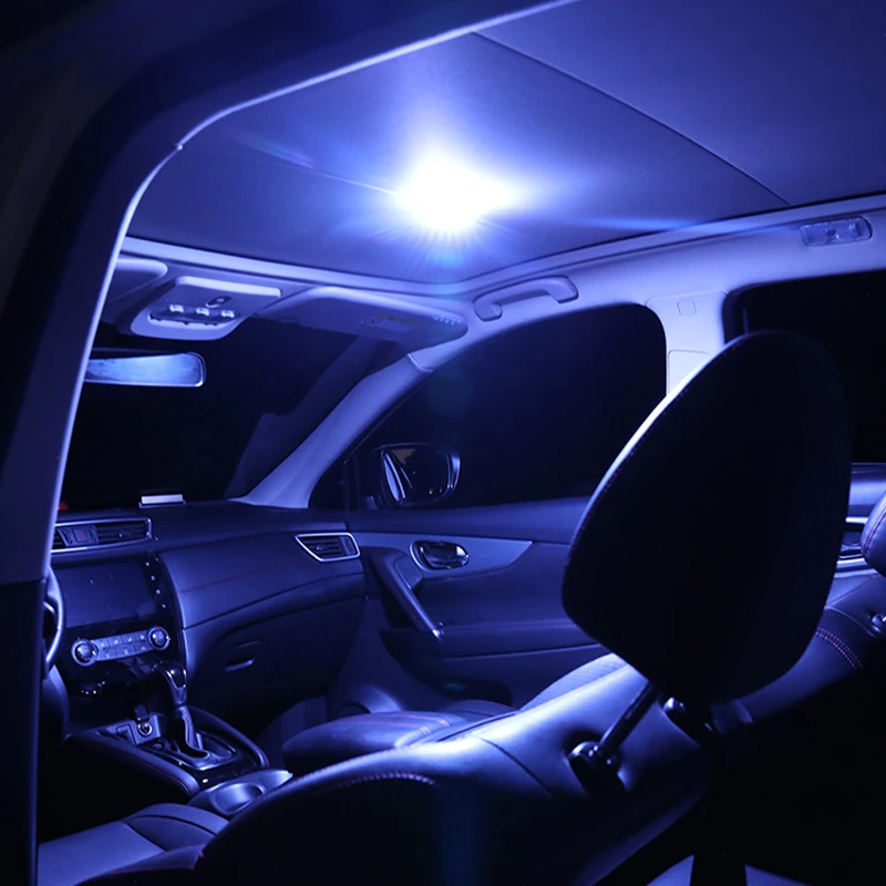 BLALION รถ LED Touch Light โคมไฟอ่านหนังสือฐานแม่เหล็กโคมไฟเพดานรถ Ambient Mood ภายใน USB ชาร์จโคมไฟ