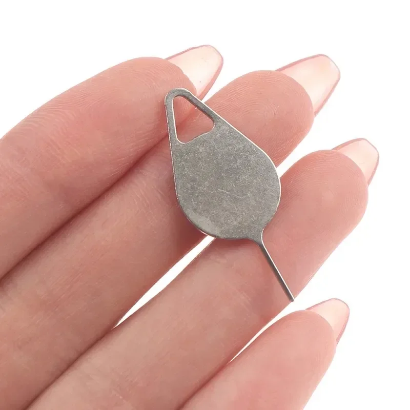 20Pcs Sim Card Tray Removal Eject Pin Key Tool Stainless Steel Open Needle for IPhone Samsung Xiaomi Smartphone SimCard Tray Pin