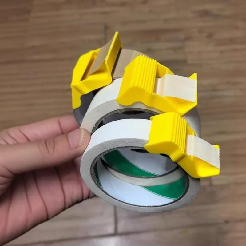 3 PCS 휴대용 테이프 커버 테이프 커터 화가 장인 그림 테이프 분배기 귀여운 테이프 디스펜서