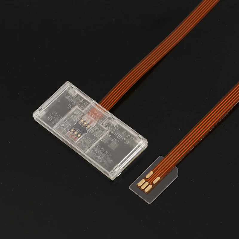 Duży standardowy konwerter kart inteligentnych na standardowy konwerter SIM 2FF Adapter przedłużacz linii konwersji do telefonów komórkowych