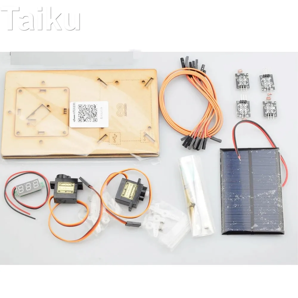 Automation Solar Tracking For Arduino Programming Robot DIY Kit Automation Learning Skills Develop Educational Electronic Sets