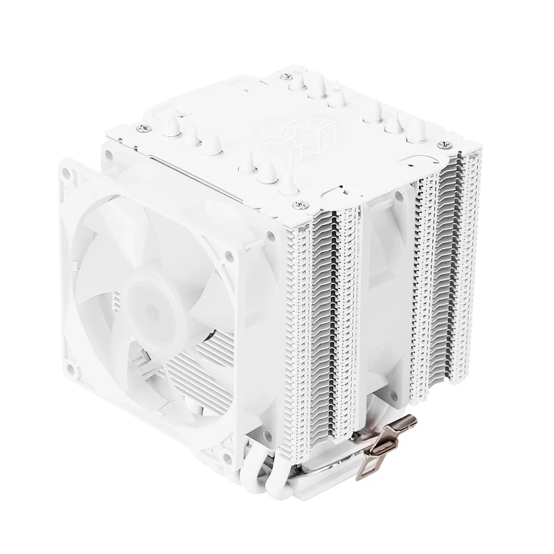 Z135 Tất Cả Trắng CPU Với 6 HeatPipes Hỗ Trợ 1700/1200/115x/AM4 Hiệu Quả 4Pin PWM ARGB quạt Êm Tích Hợp Đế Tản Nhiệt