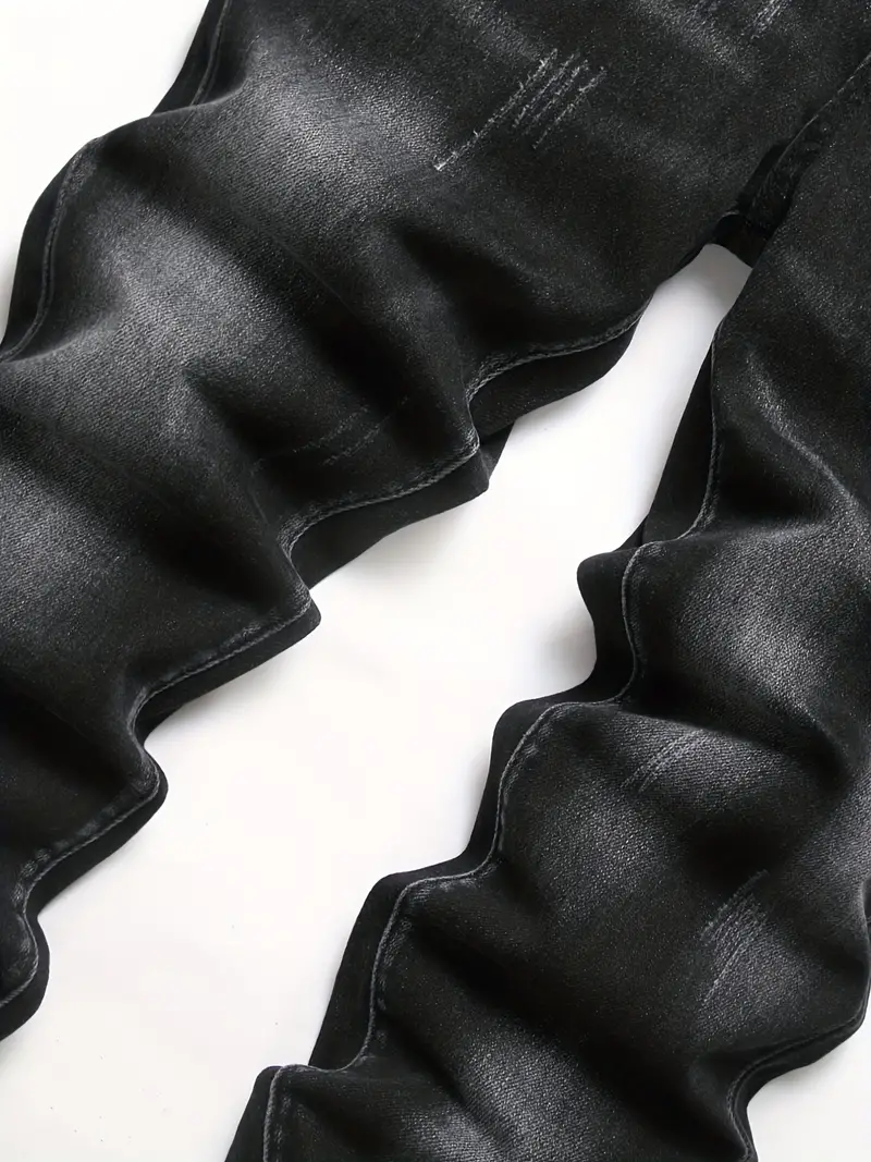 남성용 신축성 데님 청바지 심플 슬림 캐주얼 스트레이트 패션 클래식 바지 카고 데님 청바지 솔리드 streetwear 바지