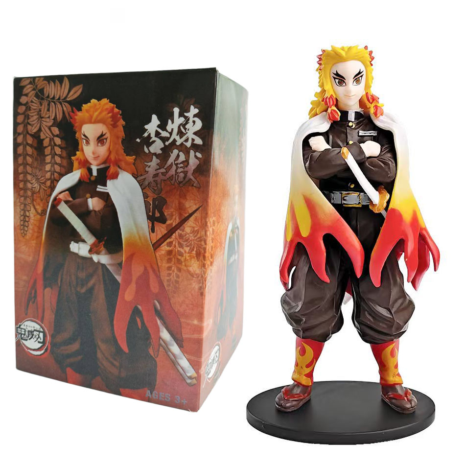 Hot Anime Demon Slayer Demon Slayer: Kimetsu no Yaiba Figuur Kamado Tanjiro Acchion Figre Azuma Zenitsu Nezuko Warrior PVC Model en ys