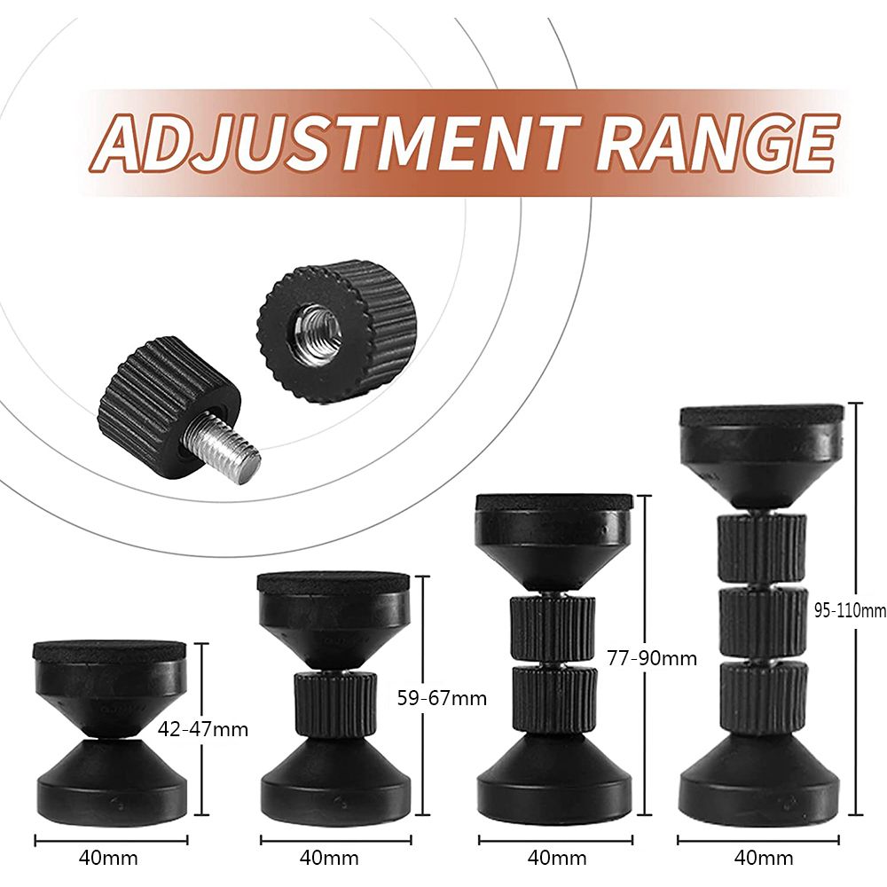 Bed Frame Anti-Shake Tool Adjustable Thread Headboard Stopper Bedside Telescopic Support Cabinet Sofa Funiture