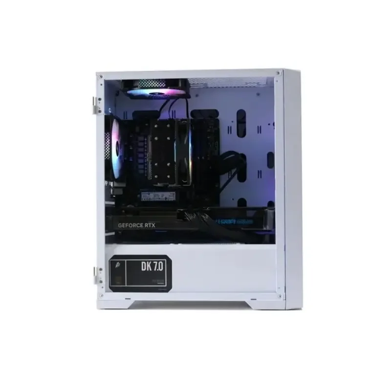 High-Performan Gaming PC Ryzen R7 7700 RTX4070 B650M 32G DDDR5 6000MHZ 1TB NVME Windows10 Pro Key Desktop Computer