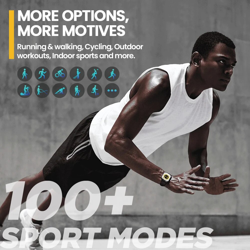 Nieuw Zeblaze GTS 3 Spraakoproepen Smart Watch Ultrastroot 2,03 '' HD-scherm 24 uur gezondheidsmonitor 100+ sportmodi 200+ wijzerplaten