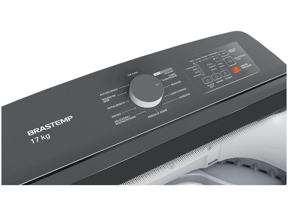 Lavadora de Roupas Brastemp 17kg Cesto Inox 12 Programas de Lavagem Branca BWK17 - 110V