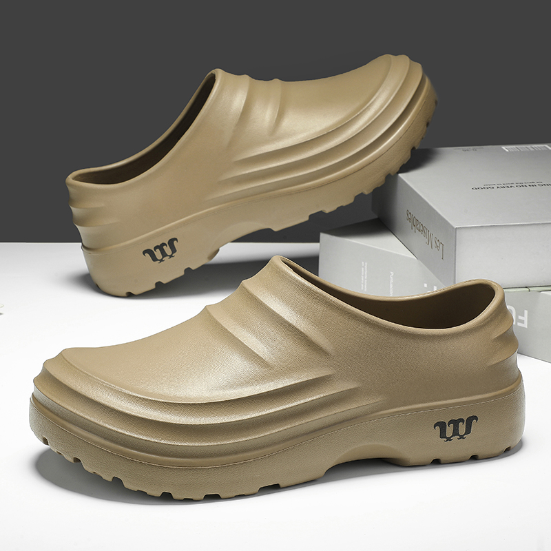 Zapatos de Chef de verano, zapatos de trabajo antideslizantes y a prueba de aceite, zapatillas perezosas, zapatillas informales de moda, zapatos de moda de un solo paso, zapatos deportivos