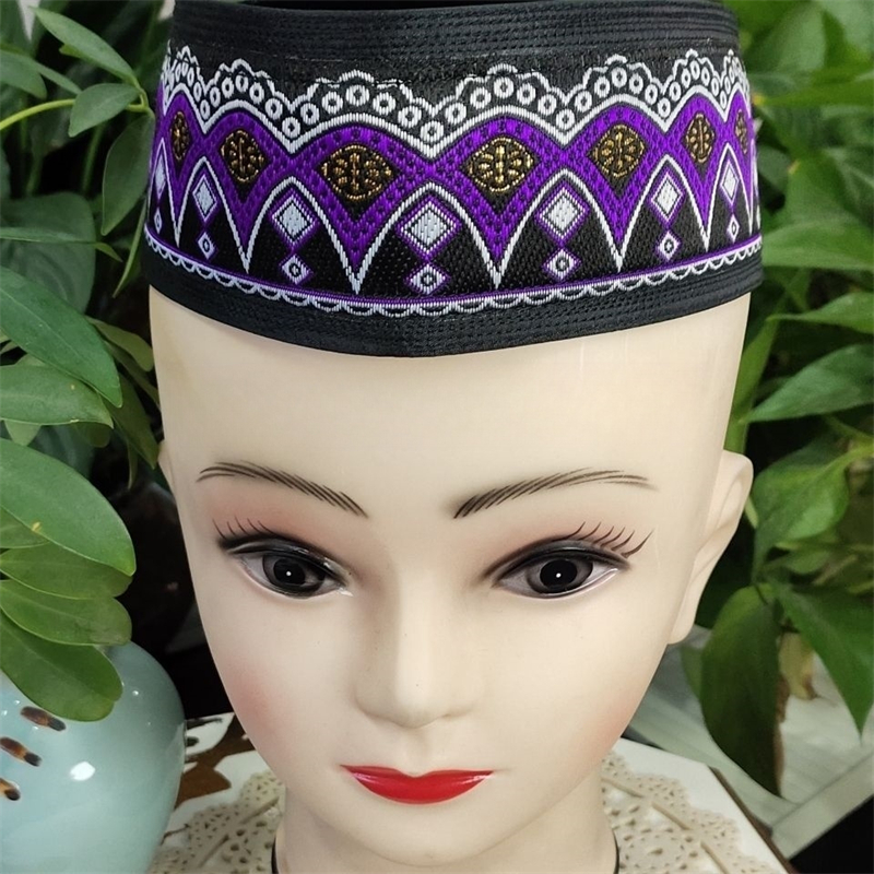 男性用のイスラム教徒のキャップ,ロシアの祈りのドレス,ボートの帽子,islkippa,紫色のキャップ,衣類,税金の製品,送料無料,03161