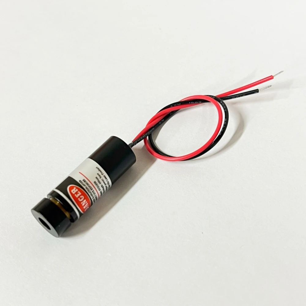24V industrial grade laser module 12mm 650nm red light laser head, straight line, cross line, point shaped adjustable focus