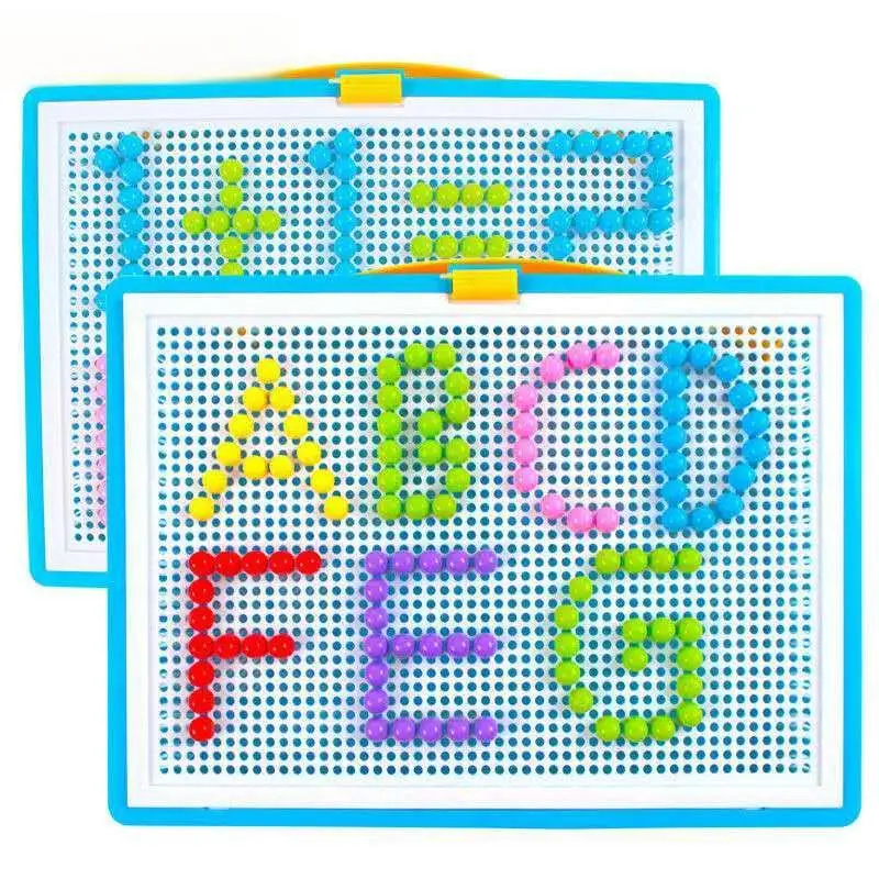 296pcs 3D Puzzle Educational STEM Toys, Mushroom Grain Design Boxed Building Board Games for Kids Learning Activities​