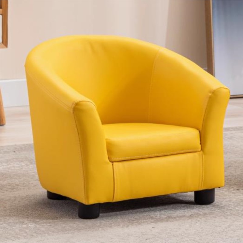 K-Star 어린이 소파 의자 미니 침실 발코니 아기 유치원 귀여운 선물 싱글 소파, 가죽 아트, 새로운 2024
