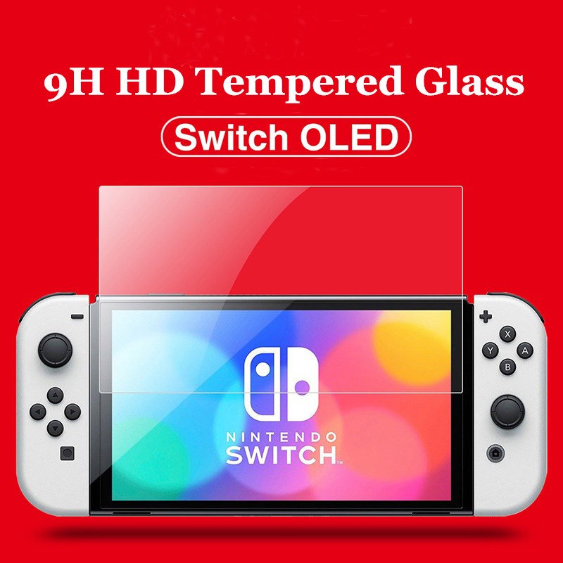 3 pçs vidro protetor para nintend switch protetor de tela de vidro temperado para nintendos switch ns oled tela filme acessórios