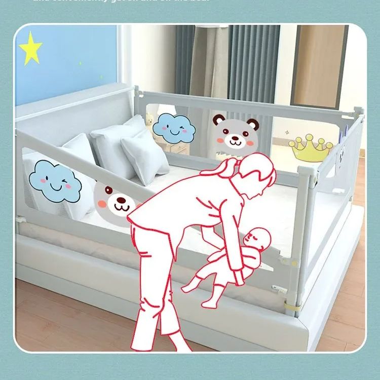Barrière de lit Anti-chute pour nouveau-né, chambre d'enfant, protection de couchage, clôture pour enfants, sommeil seul, sécurité, Rail de lit, protection latérale