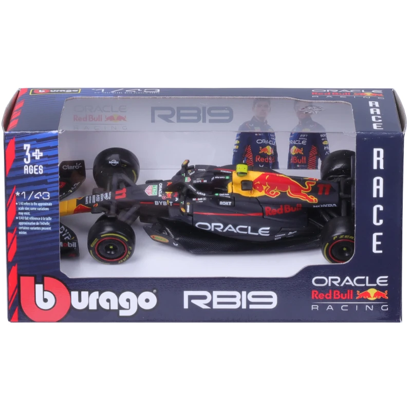 Bburago 1:43 F1 Model Regular Version 2023 Red Bull Racing RB19 #1 Verstappen #11 Perez Alloy Car Formula Die Cast Toy