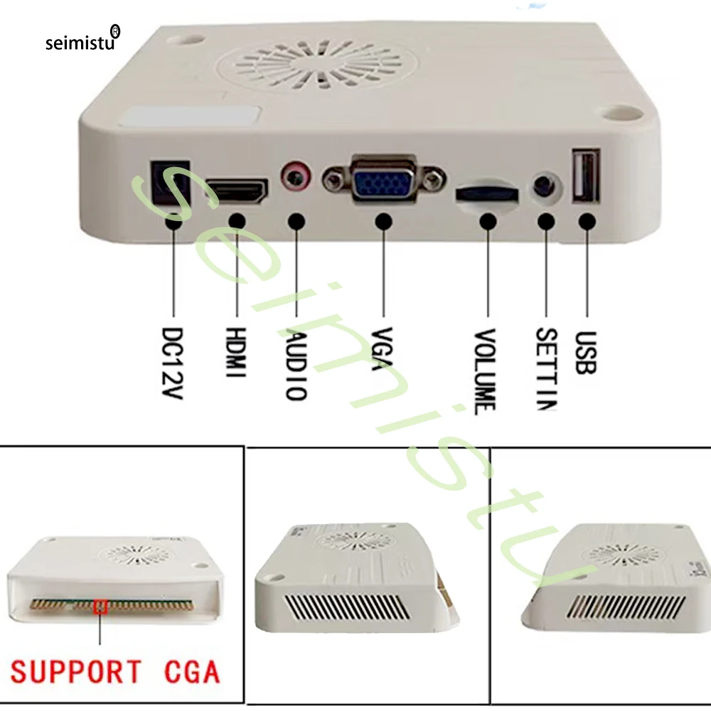 2024 Pandora Saga Box DX 9800 em 1 Versão Arcade Joystick Console de jogos Máquina de gabinete JAMMA Mainboard PCB Multi HDMI VGA CRT