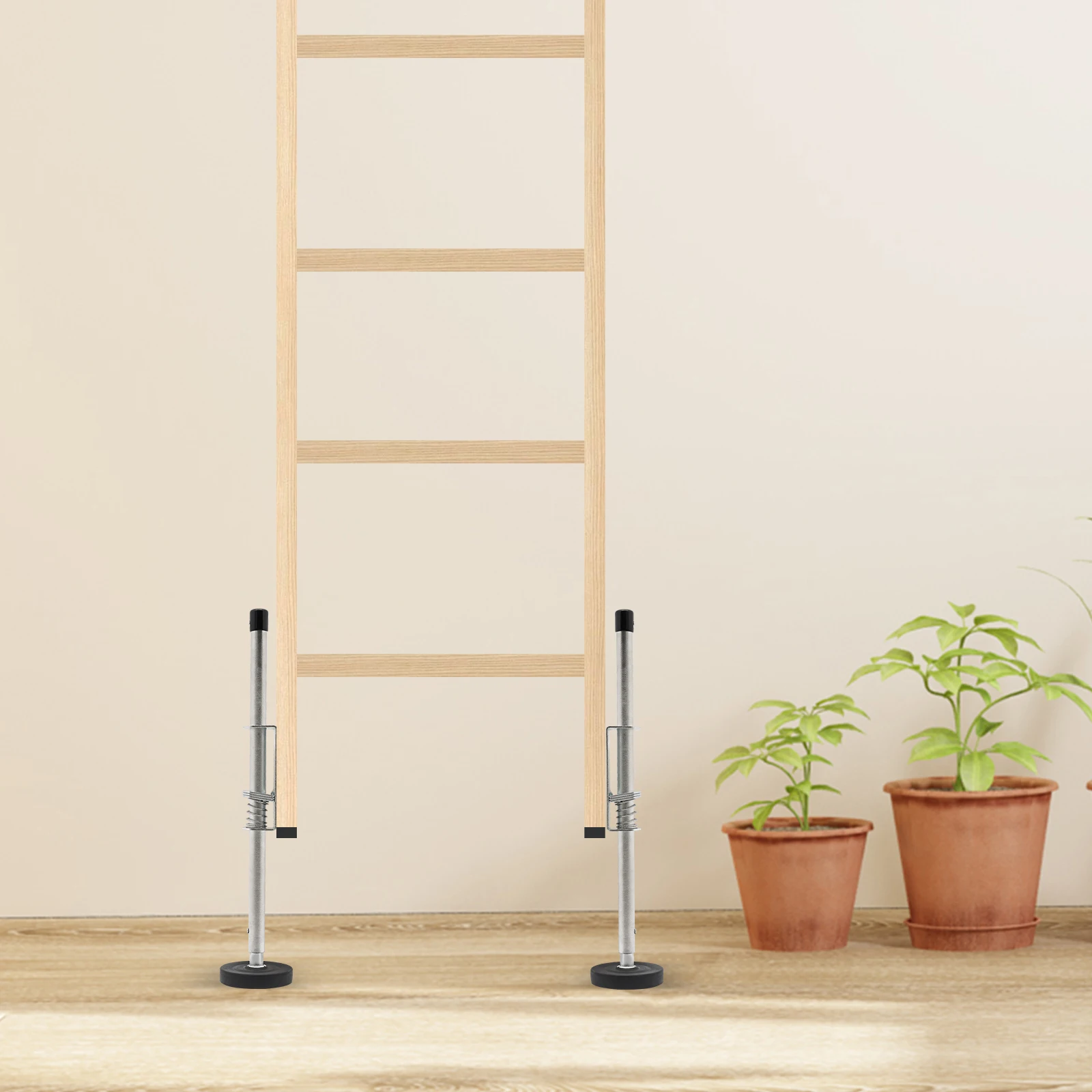 Adjustable Ladder Stabilizer with Engraved Anti-Slip Pattern Extension Ladder Leg Ground Leveler