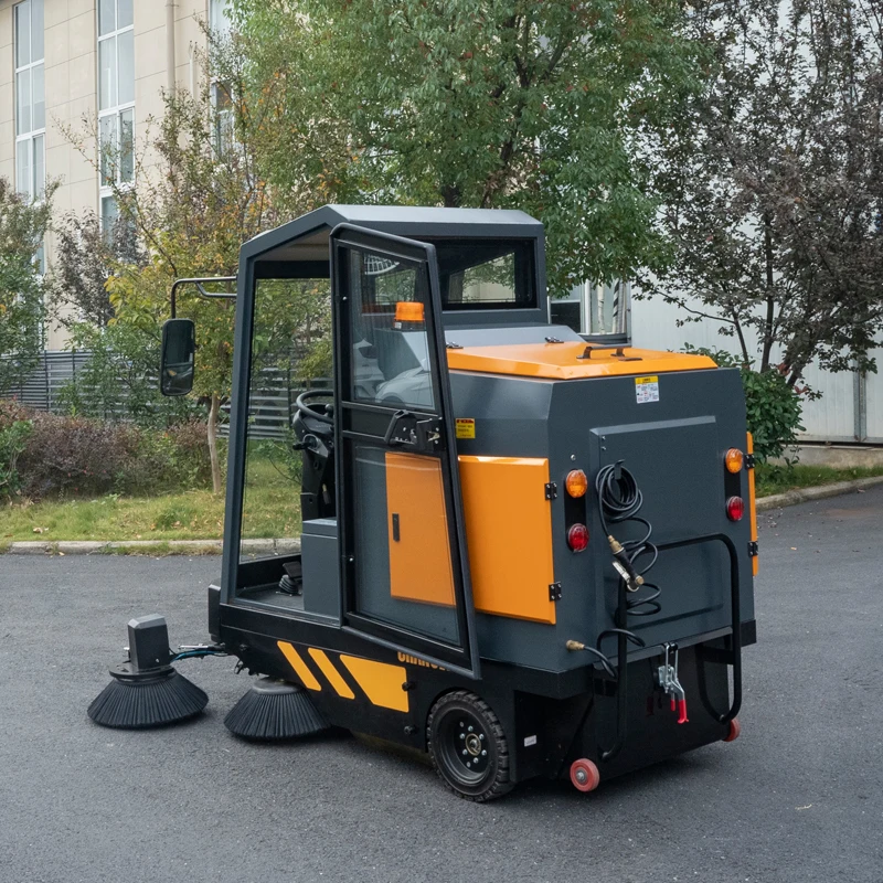 Máquina de limpieza barredora de pisos automática industrial U190C Street Cleaner