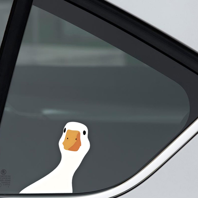 Wetterfester Vinyl-Entenaufkleber – Hinzufügen Sie Ihren Auto oder LKW mit unserem einfach anzubringenden, bezaubernden Fensteraufklebern