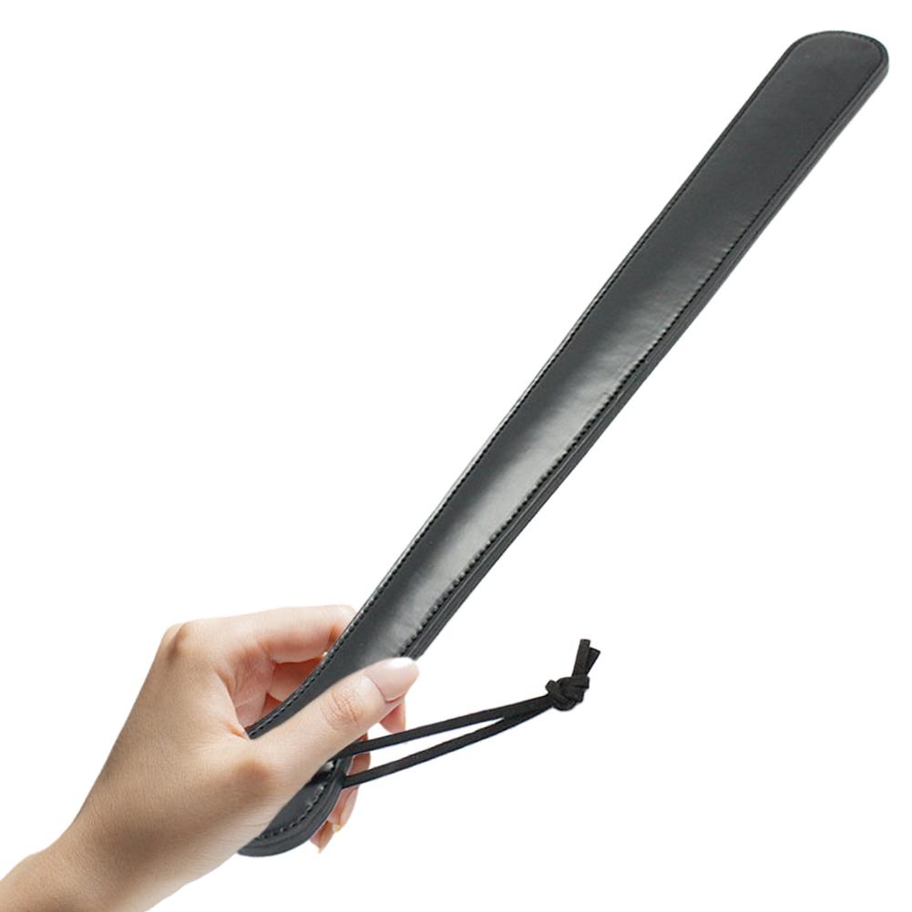 Látigo Slapper de cuero PU de 48CM para entrenamiento de caballos, mejora el dolor, entrenamiento ecuestre, látigo para caballos, cultivos de equitación