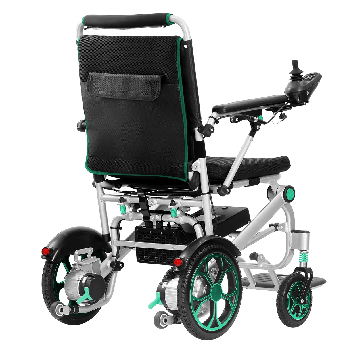 Baichen All-Terrain Power 200W*2 Dual Motor Wheelchair Lightweight Foldable Electric Wheelchair