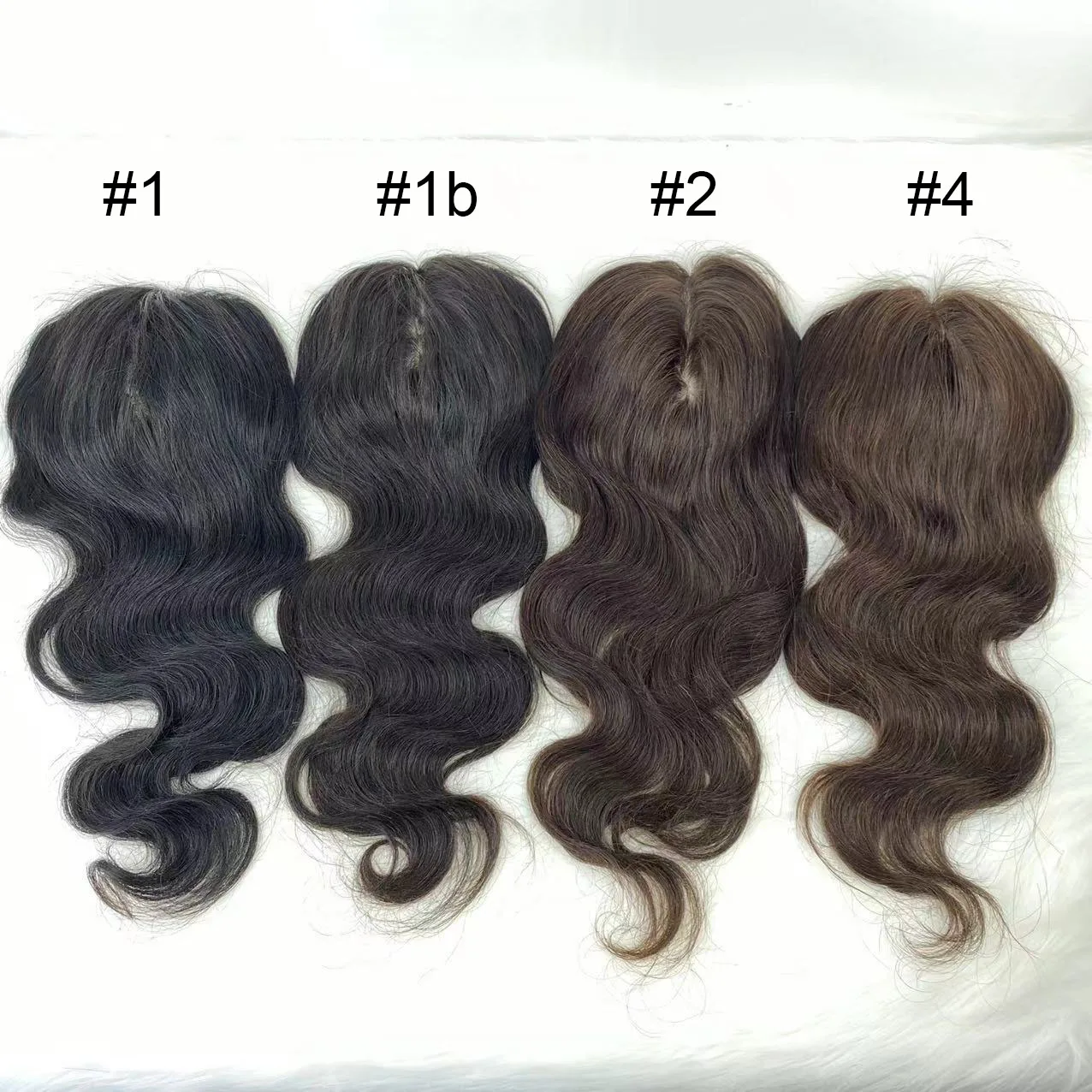 Cierre de encaje superior de seda # Cierre de encaje de cabello humano con Base de piel de silicona rubia 613 con Clip de pelo de bebé en extensiones de cabello Remy Topper