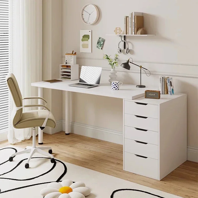 Theater Long Reception Office Desk Executive Modern Secretary White Setup Computer Desks Storage Escritorio Office Furniture