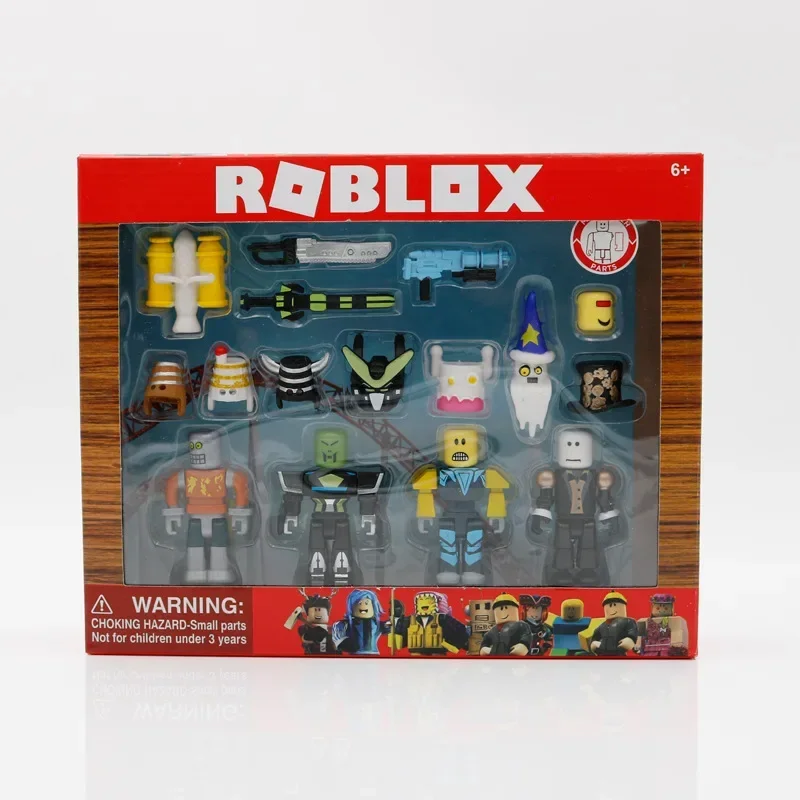 Roblox Game Robot World Champion Style Набор игрушек с аксессуарами Пластиковый персонаж из мультфильма Детский подарок на Рождество