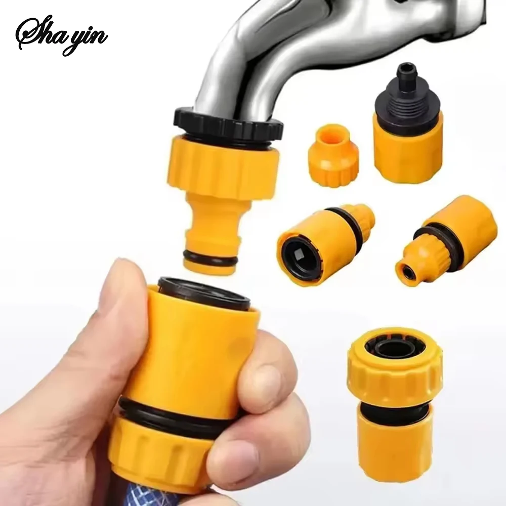 10 stücke Schlauch Wasserhahn Schnell Anschluss 3/4 & 1/2 Zoll Graden Schlauch Wasserhahn Gewinde Anschluss Wasserhahn Adapter Für garten Bewässerung
