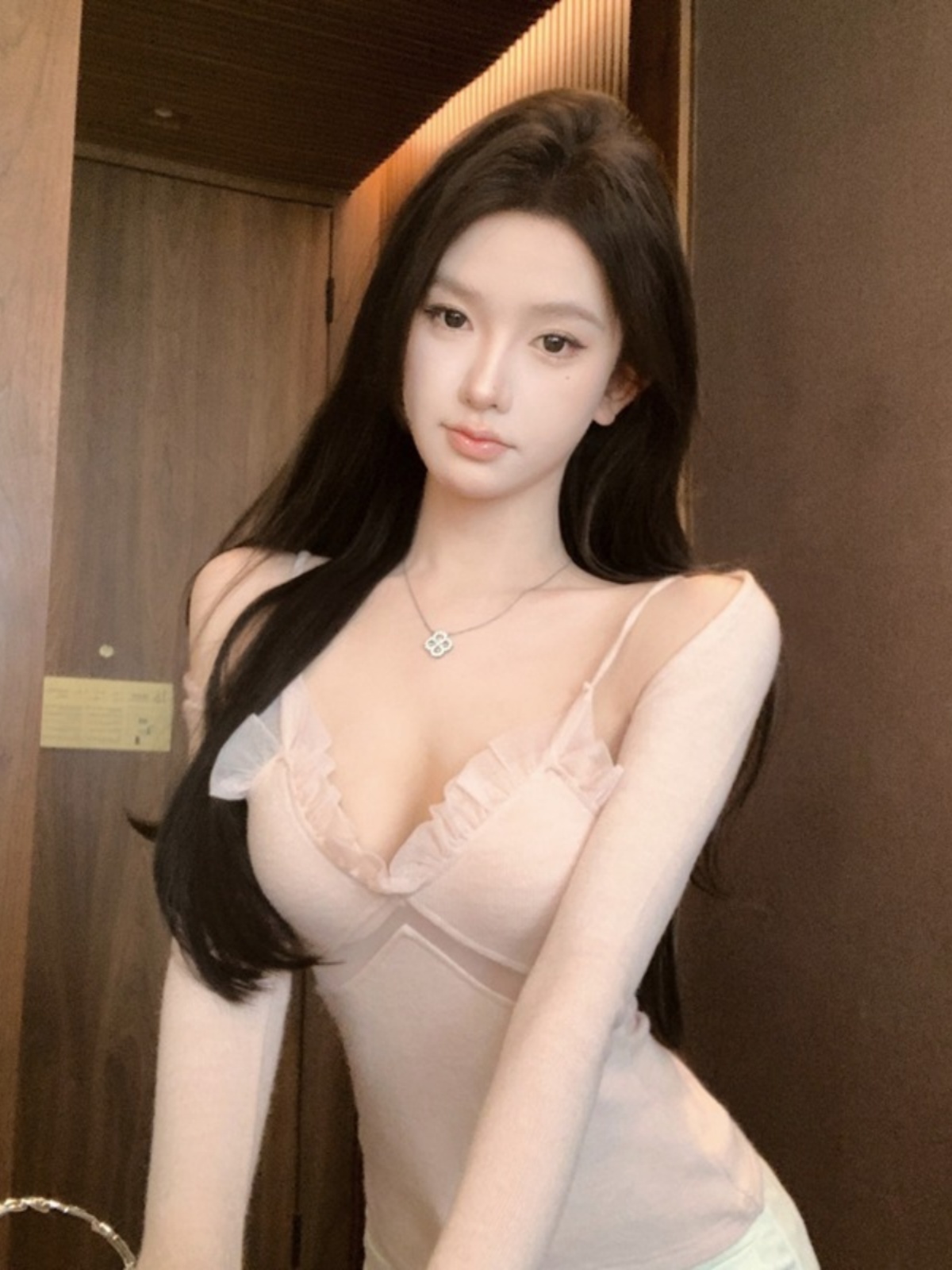 Pure Desire スパイシーガール スイート レース トリム 2 点セット ベース シャツ トップ レディース インナー ショート Tシャツ エレガント おしゃれ ベースレイヤー