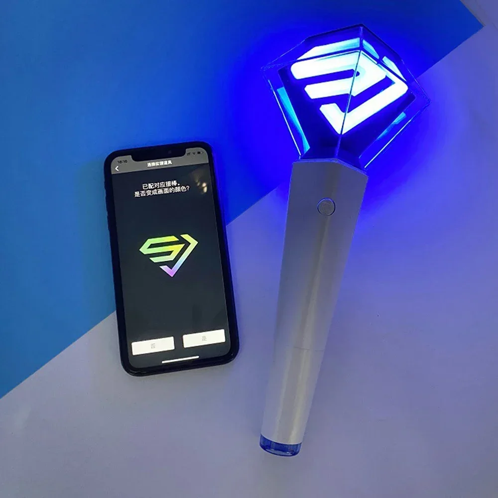 Супер Юниорская световая палочка KPOP версии 2 с Bluetooth, светящаяся рука, яркая детская лампа, коллекционная игрушка для фанатов