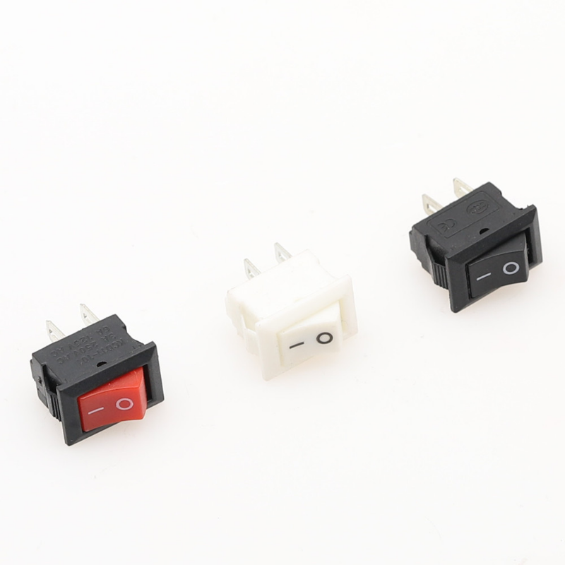 5/10/15 Uds interruptor de botón 10x15mm SPST 2Pin 3A 250V KCD11 interruptor basculante de encendido/apagado a presión 10MM * 15MM negro rojo y blanco