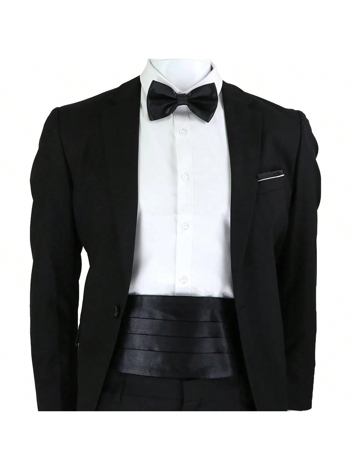 Soie hommes classique Cummerbund noir sergé Satin boucle élastique Bellyband formel mariage smoking costume mâle accessoires Cummerbunds