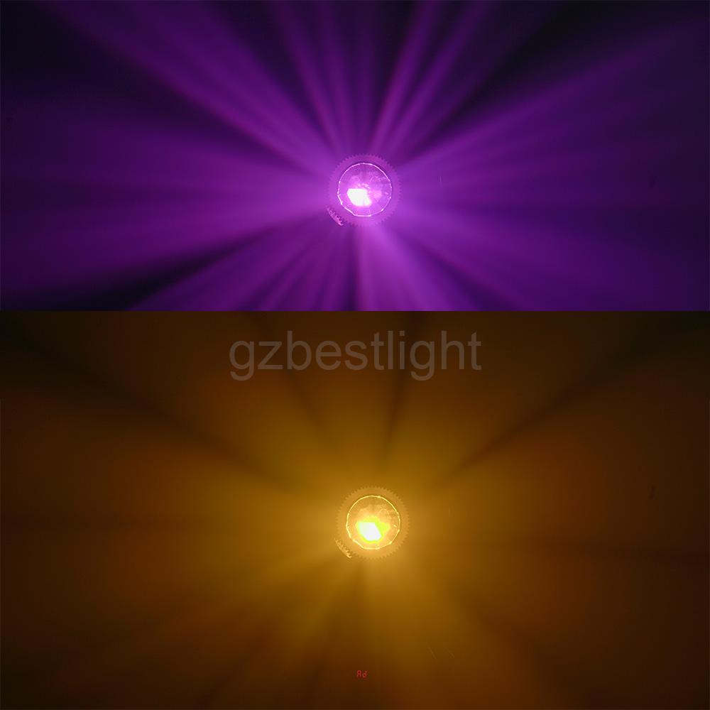 ไฟ LED 200วัตต์หลอดไฟหน้าเคลื่อนที่พร้อม15โกโบส12สีเอาต์พุตเลนส์ขนาดใหญ่ลำแสง LED ความสว่างสูง