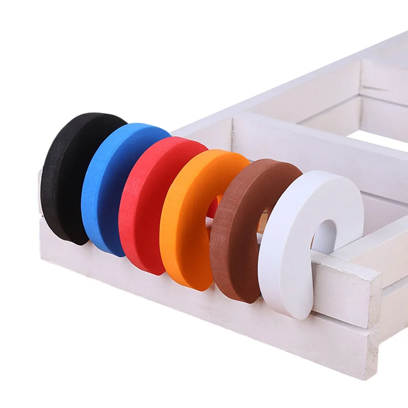 1/5 pçs rolhas de porta eva crianças proteção c forma anti pitada rolha de porta segurança do bebê proteger porta parar espuma macia clipe